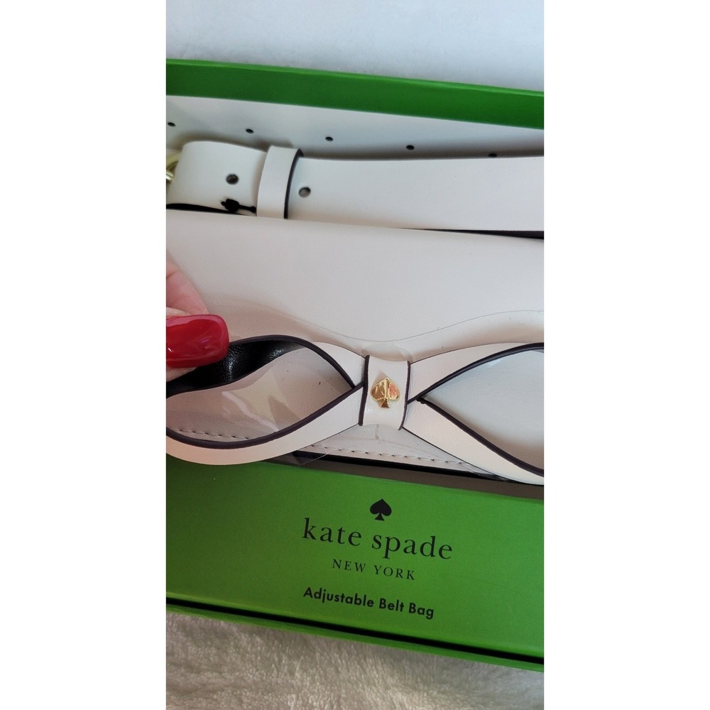 Kate Spade white bow belt bag - Picture 3 of 9